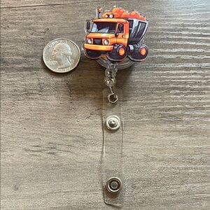 Construction Vehicle Badge Reel